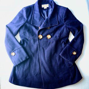 Purple Wool MICHAEL Michael Kors Peacoat (Size L)